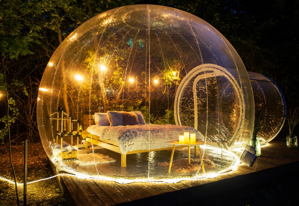 inflatable tent looks like bubble